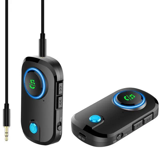 Alt view image 5 of 6 - Bluetooth receiver transmitter, in-vehicle Bluetooth, Bluetooth transceiver two-in-one adapter, cross-border exclusive supply