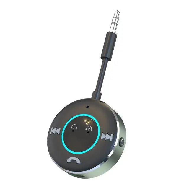 Alt view image 5 of 5 - 3.5mm to Bluetooth receiver-transmitter dual-purpose wireless audio adapter for aircraft AUX port, BR12T
