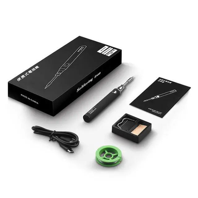Alt view image 5 of 6 - Wireless charging soldering iron, soldering iron, USB 5V 8W fast-charging lithium battery, portable maintenance and welding tool