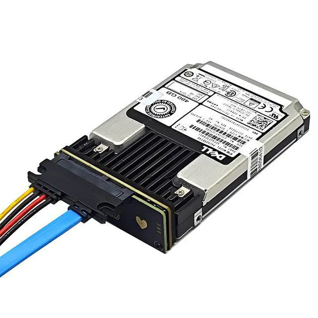 Alt view image 2 of 4 - SATA 3.0 to SAS Hard Disk Solid State SSD Expansion Card, SATA 22PIN to SAS 29PIN Adapter Card