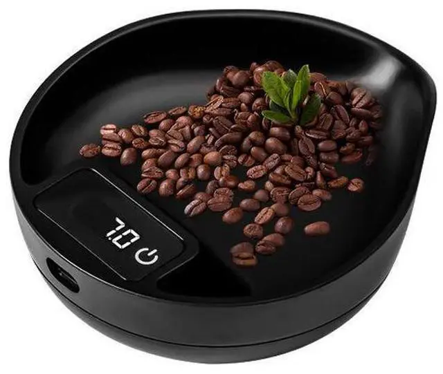 Alt view image 3 of 6 - Abs Mini Coffee Electronic Scale - Kitchen Coffee Scale - Bean Dish Scale - Small 0.1 Gram Scale - Precise Coffee Bean Tray Scale