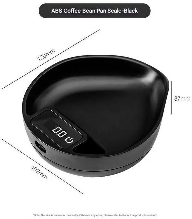 Main image of Abs Mini Coffee Electronic Scale - Kitchen Coffee Scale - Bean Dish Scale - Small 0.1 Gram Scale - Precise Coffee Bean Tray Scale