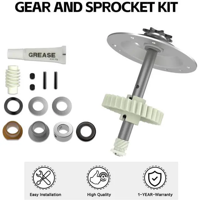 Alt view image 2 of 5 - 41C4220A Garage Door Opener Gear Kit - Garage Door Opener Gear Set
