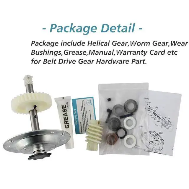 Alt view image 3 of 5 - 41C4220A Garage Door Opener Gear Kit - Garage Door Opener Gear Set
