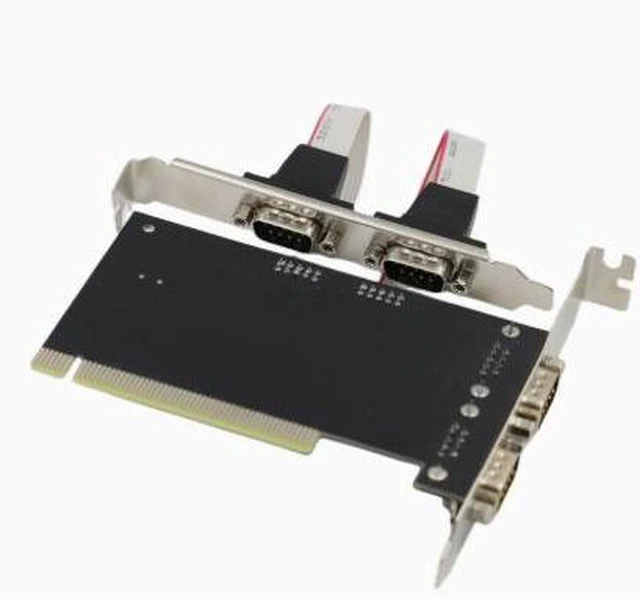 Alt view image 3 of 4 - Desktop PC PCI serial card - 4 COM ports. PCI to COM 9-pin RS232 expansion card.