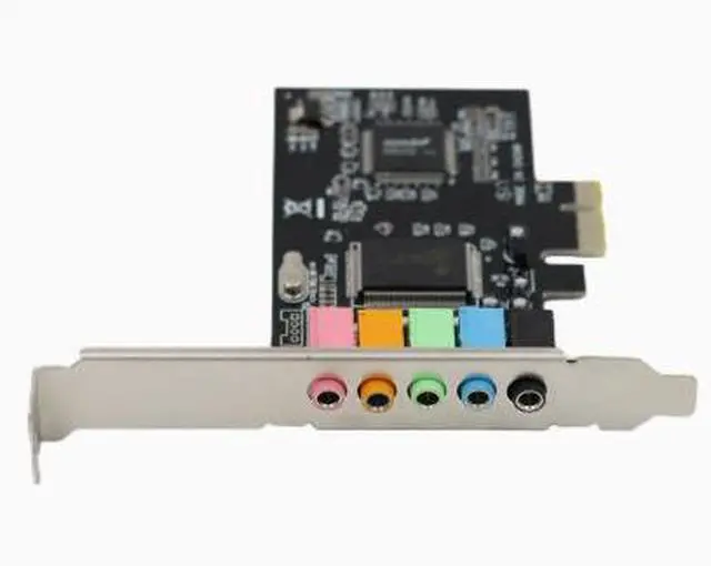 Alt view image 2 of 4 - PCI-E 5.1 desktop computer built-in sound card with stereo audio card CMI8738 featuring echo support for Windows