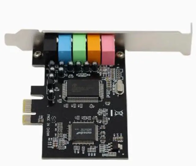 Alt view image 4 of 4 - PCI-E 5.1 desktop computer built-in sound card with stereo audio card CMI8738 featuring echo support for Windows