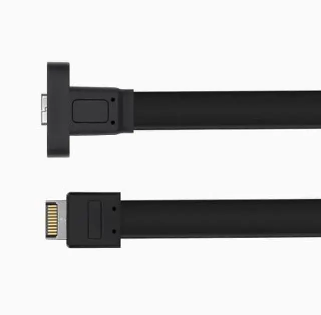Alt view image 2 of 4 - USB 3.2 GEN2 extension cable, TYPE-E to TYPE-C front and rear adapter, 20Gb high-speed charging shielded cable