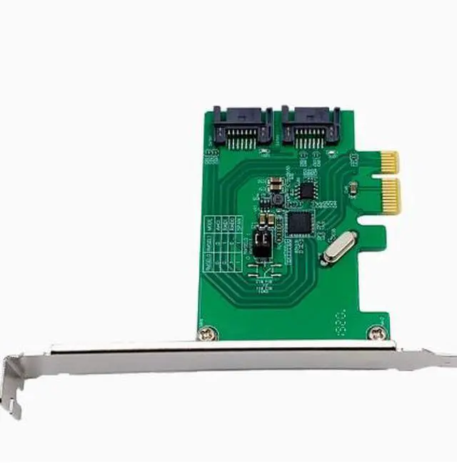 Alt view image 3 of 4 - PCIe to SATA3 Array Card ASM1061R Desktop Raid Array Card