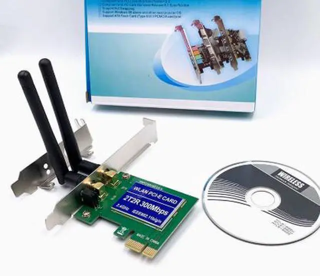 Alt view image 2 of 4 - PCIE wireless network card does not have a 2.4G 100Mbps built-in wireless WIFI receiver or software AP transmitter for desktop computers.