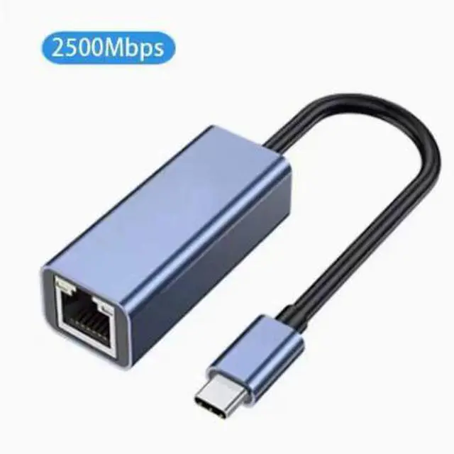 Main image of USB to 2.5G external wired aluminum case driver-free 2500M aluminum case type-C gigabit/100M network card