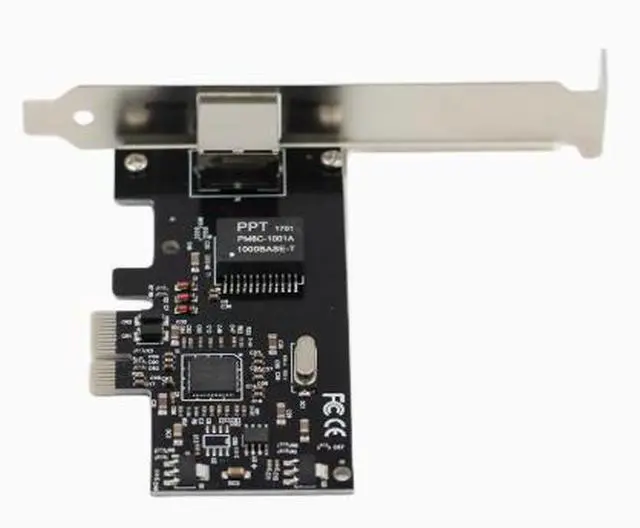 Main image of PCI-E network card, PCIE Gigabit network card, 1000M wired network card, RTL8111C chip, driver-free