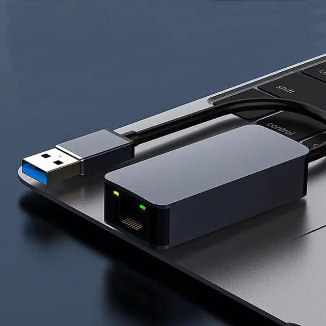 Alt view image 4 of 6 - USB to 2.5G external wired aluminum case driver-free 2500M aluminum case type-C gigabit/100M network card