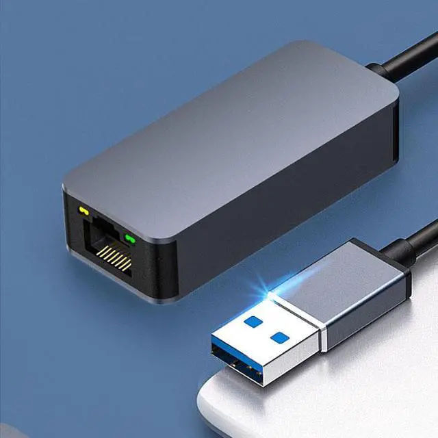 Alt view image 6 of 6 - USB to 2.5G external wired aluminum case driver-free 2500M aluminum case type-C gigabit/100M network card