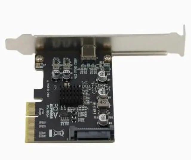Main image of PCIe to Type C USB 3.2 driver-free expansion card with 20 Gbps conversion, ASM3242 desktop computer Gen2×2