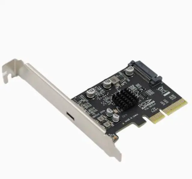 Alt view image 2 of 4 - PCIe to Type C USB 3.2 driver-free expansion card with 20 Gbps conversion, ASM3242 desktop computer Gen2×2