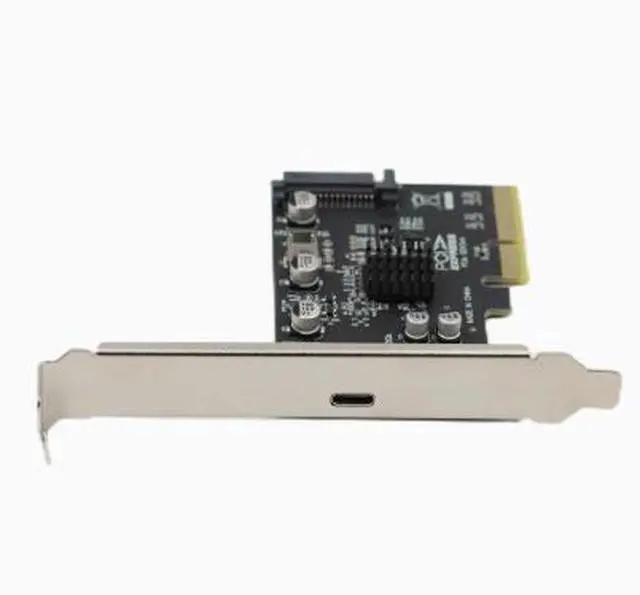 Alt view image 3 of 4 - PCIe to Type C USB 3.2 driver-free expansion card with 20 Gbps conversion, ASM3242 desktop computer Gen2×2