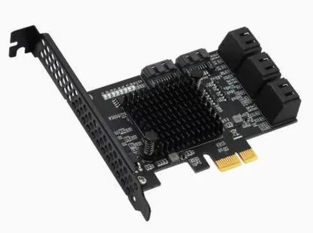 Main image of 8-port SATA hard drive expansion card, PCI-E to SATA 3.0 X1, desktop built-in solid-state drive adapter card
Product repeat purchase rate: 25%