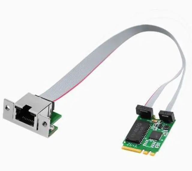 Main image of M2 A+E Key 2.5G Direct Connector Gigabit Wired Network Card RTL8125BG Cabinet COM Port Special with Indicator Light