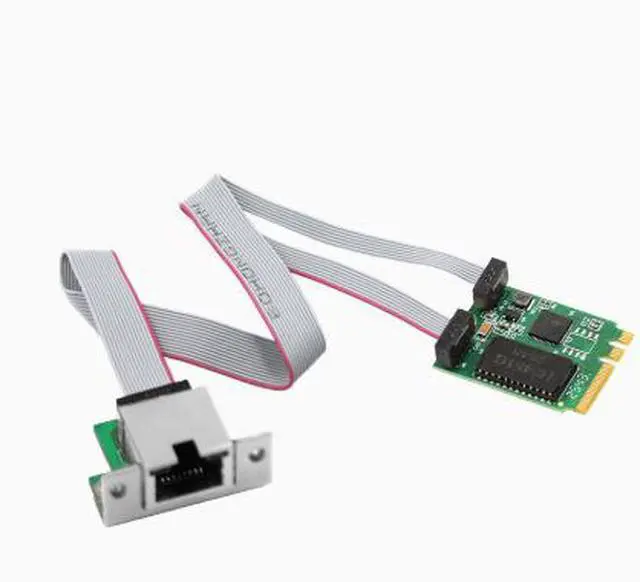 Alt view image 4 of 4 - M2 A+E Key 2.5G Direct Connector Gigabit Wired Network Card RTL8125BG Cabinet COM Port Special with Indicator Light