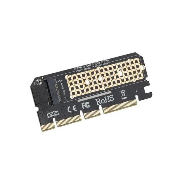Alt view image 2 of 3 - MX16 PCIE 3.0 m.2 NVME Full-Speed Expansion Adapter M-Key PCI-E X4