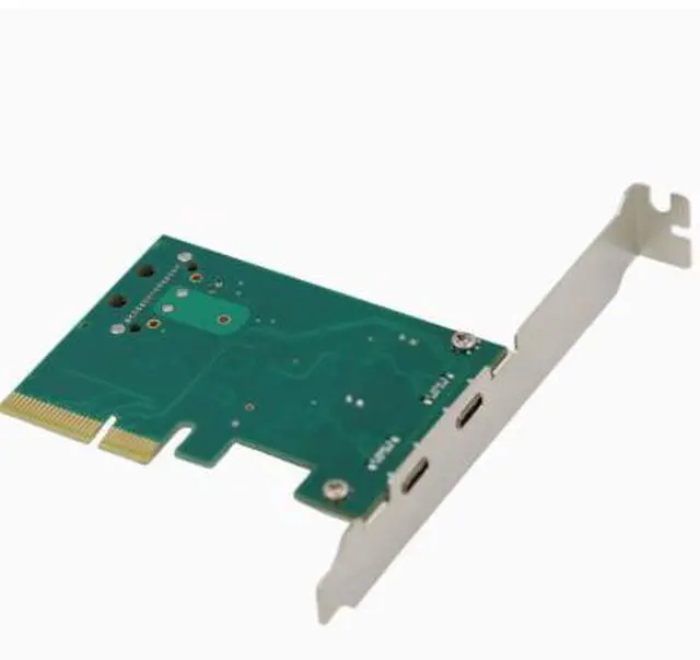Alt view image 4 of 4 - PCIe to USB 3.1 Type-C High-Speed Expansion Card 2-Port ASM1142 10G Rate SATA Power Supply