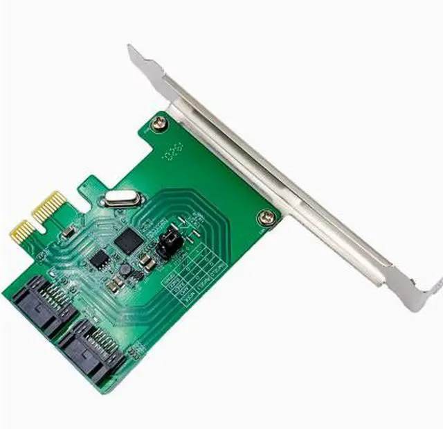 Alt view image 2 of 4 - PCIe to SATA3 Array Card ASM1061R Desktop Raid Array Card