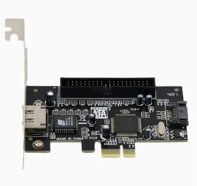 Alt view image 2 of 4 - PCI-E to SATA3 / IDE PCIE SATA3.0 Expansion Card JM363