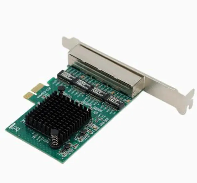 Alt view image 3 of 4 - PCIe 4-port Gigabit Network Card RTL8111F Built-in for Desktop Computers, Server PCIe 4-port Network Card Wired Connection