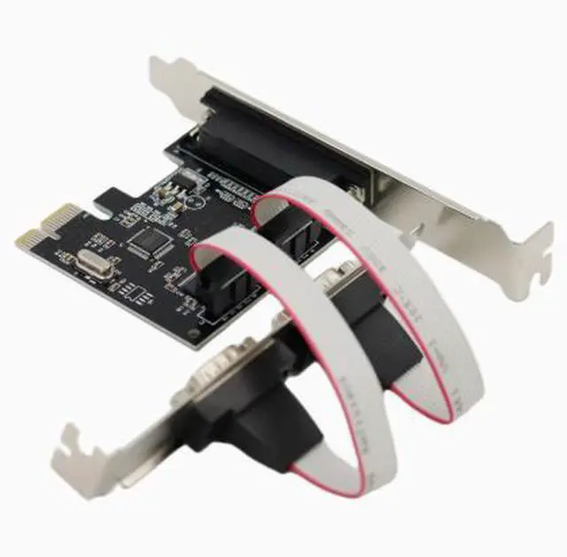 Alt view image 2 of 4 - PCI-E dual-slot 9-pin card for connecting RS232 and PCIECOM interface expansion card