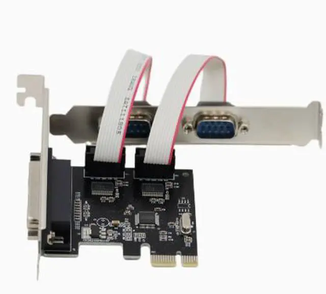 Alt view image 3 of 4 - PCI-E dual-slot 9-pin card for connecting RS232 and PCIECOM interface expansion card