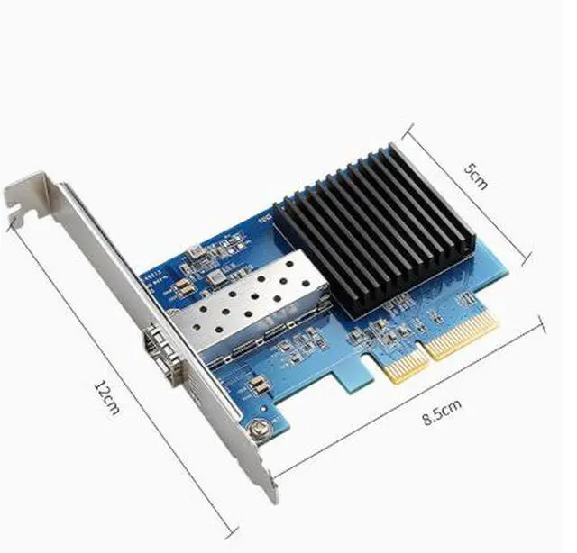 Alt view image 2 of 3 - The PCIe 10GX4 optical port 10-Gigabit network card RTL8127 supports diskless booting / network wake-up for server-specific purposes.