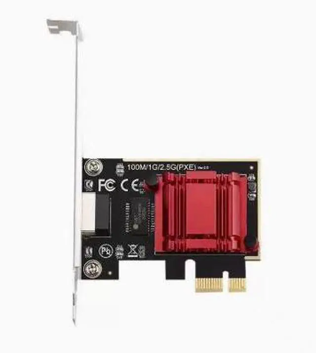 Main image of 2.5G network card, PXE diskless boot network card, 2500 Mbps gaming PCI-E desktop computer, 1000 Mbps network card, RJ45 port