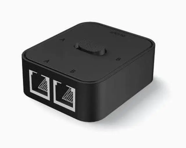 Main image of Gigabit network switcher, RJ45 power-free network cable sharing device for internal and external networks, passive device for random black-and-white transmission