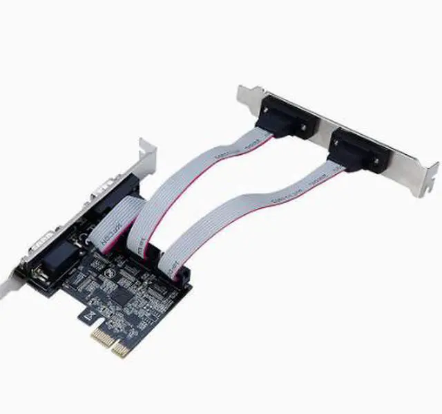 Alt view image 2 of 4 - TXIC AX99100 PCI-E Serial Port Card, PCIe to Serial Port Conversion, RS232 Interface, Industrial Control 4-Port Expansion Card