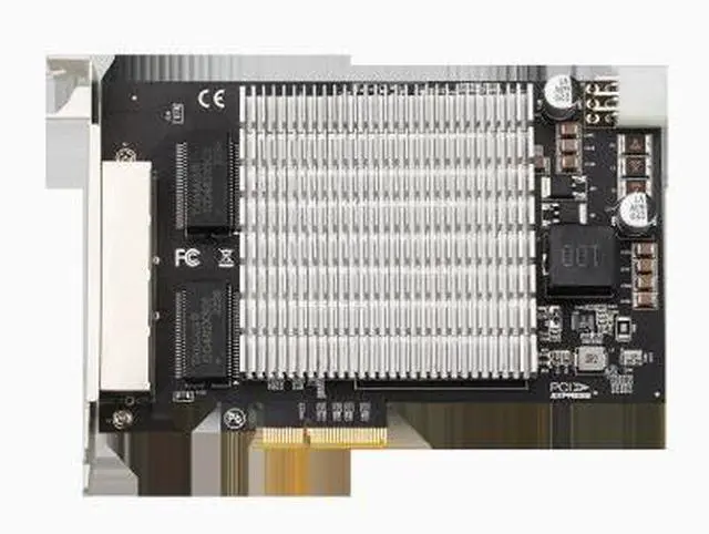 Alt view image 3 of 4 - Industrial-grade 2.5G Gigabit 4-port PoE network card for industrial camera image acquisition with external power supply I226 chip