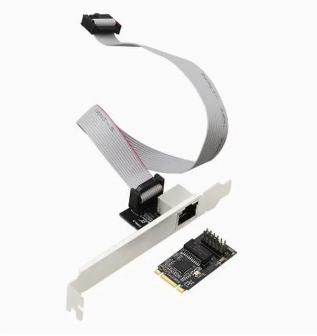 Alt view image 2 of 4 - M.2 single-port 2.5G gigabit network card 2500M Ethernet gaming network adapter (B+M Key)