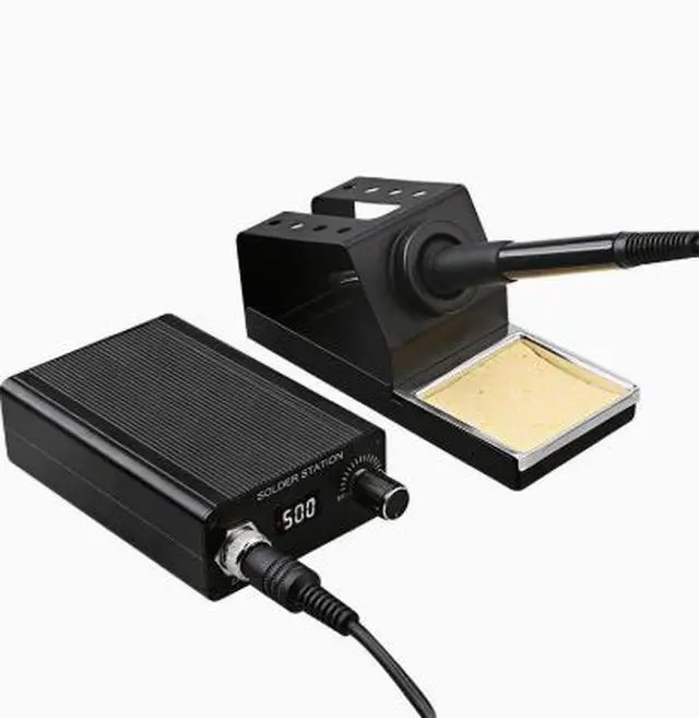 Alt view image 2 of 4 - Desktop electric soldering iron, rapid heating intelligent constant temperature soldering machine, adjustable temperature soldering platform