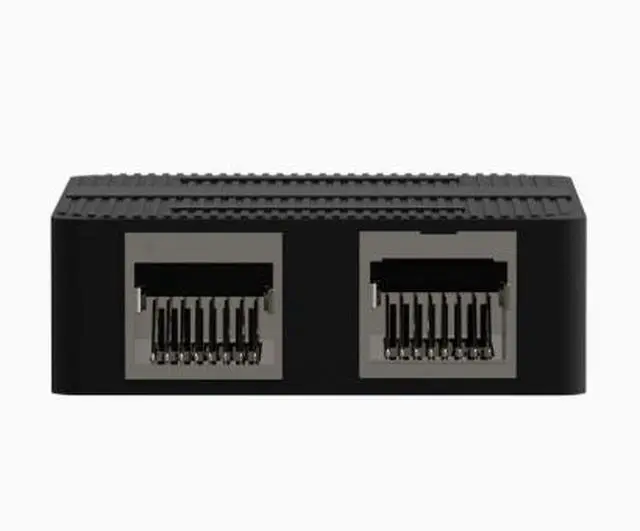 Alt view image 3 of 4 - Network splitter for gigabit network - splits into two parts and enables simultaneous internet access. Can be independently with a 3-port switch.