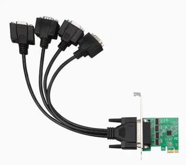 Main image of PCIE 1x to 4-port 2-port RS232 serial card, 2-port 4-port expansion card, desktop computer universal COM card