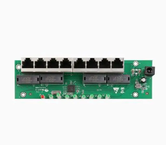 Alt view image 4 of 5 - 8-port Gigabit Building Switch Module - Plug-and-play 8-port Network Switch