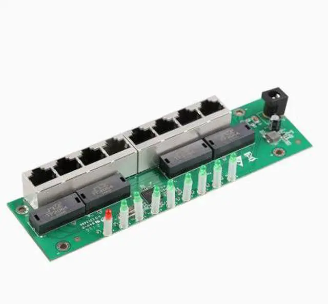 Alt view image 5 of 5 - 8-port Gigabit Building Switch Module - Plug-and-play 8-port Network Switch