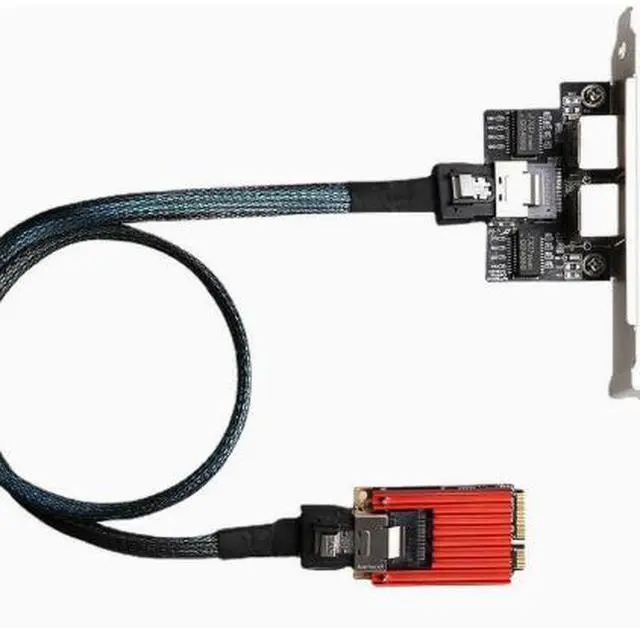 Alt view image 4 of 4 - MINI PCIE Dual-Gigabit Ethernet Network Card I350 Chip Desktop Computer