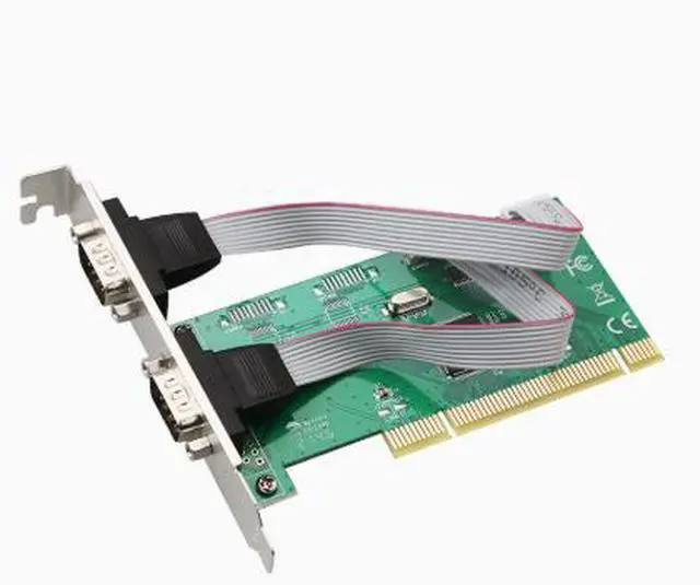 Alt view image 4 of 4 - PCI TX382A-2S adapter card for 9-pin printer interface and PCI serial port card
