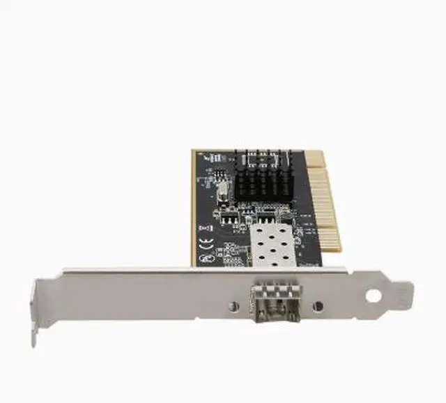 Alt view image 3 of 3 - The PCI Gigabit Fiber Network Card uses the RC82545 chip for Gigabit fiber network functionality.