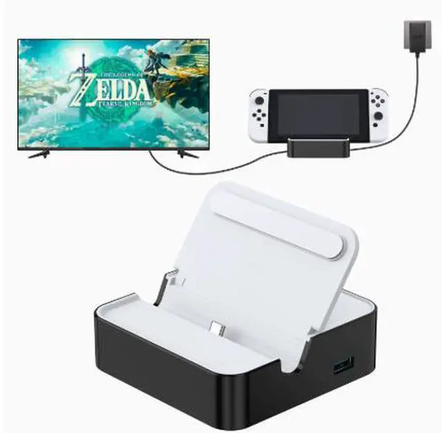 Alt view image 3 of 4 - Switch Portable Docking Station with 6-in-1 Expansion Hub, Includes Ethernet Port and Phone Stand