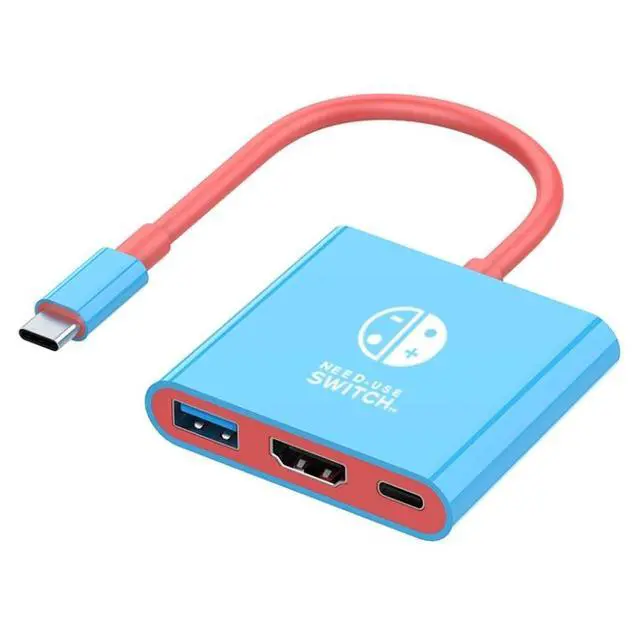 Alt view image 3 of 5 - USB C to HDMI 2.0v Adapter 3-in-1 USB Hub High Definition 4K 60Hz USB 3.0 Extension Dock