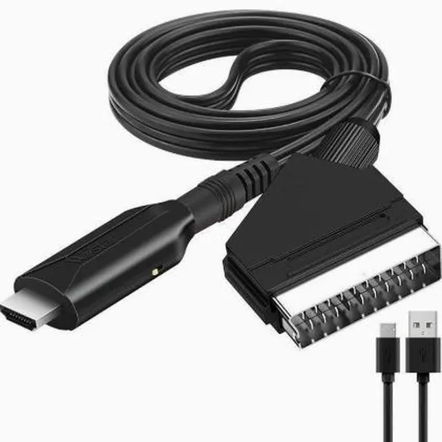 Main image of Scart to HD Converter Upgrade Edition - Wired Scart to HDTV High-Definition Adapter 1 Meter