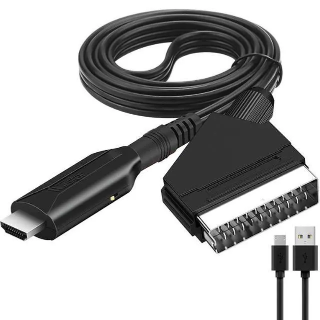 Alt view image 2 of 3 - Scart to HD Converter Upgrade Edition - Wired Scart to HDTV High-Definition Adapter 1 Meter