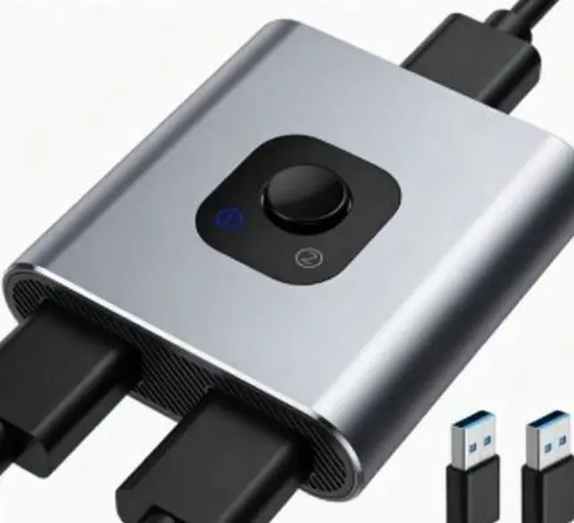 Main image of Best-selling HDMI bidirectional switcher, 2 inputs to 1 output for computer monitors, split into 2, HDMI 4K 60Hz * 3D